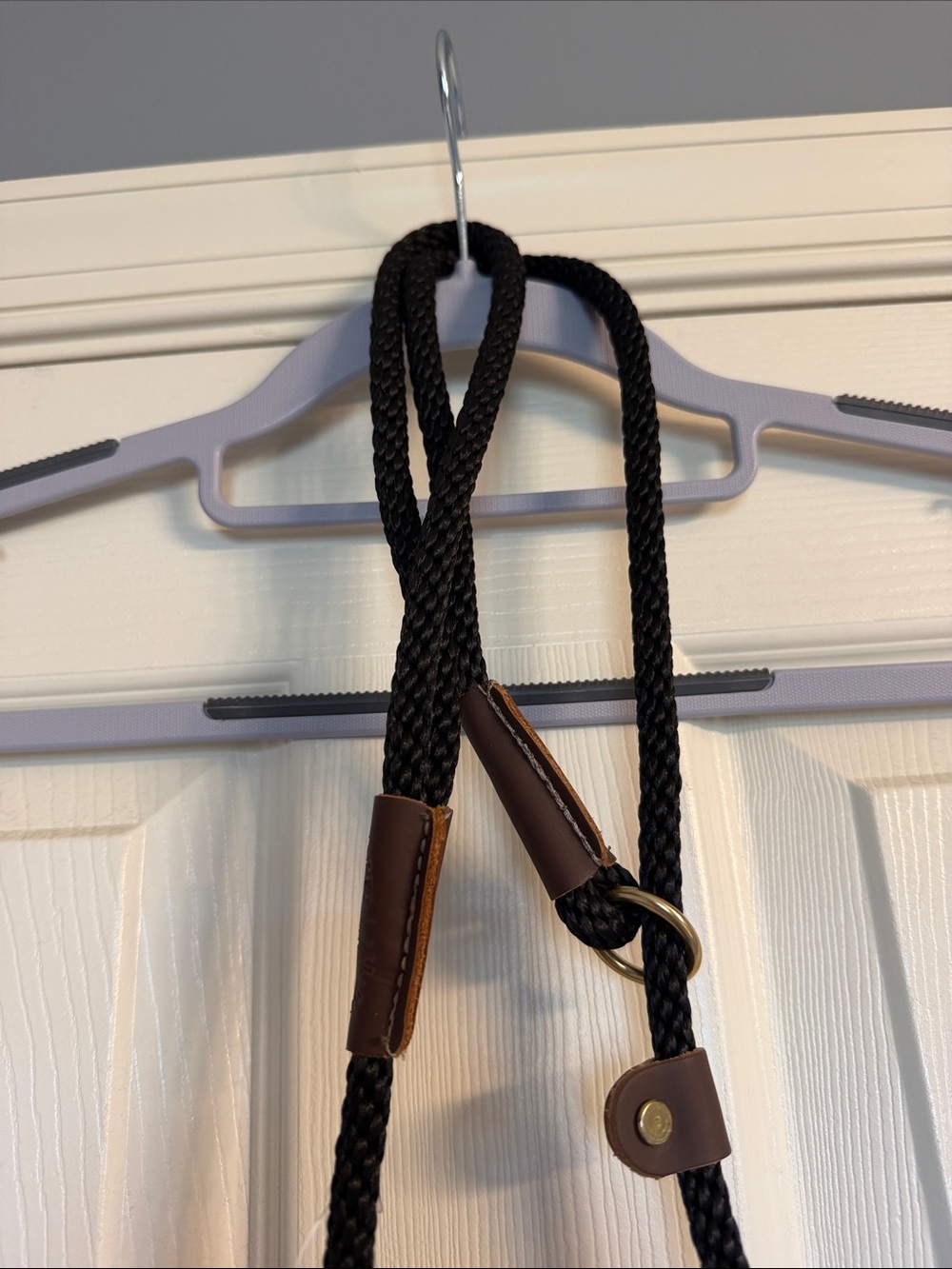 Premium Black Rope Dog Slip Lead Leash - Picture 4 of 4
